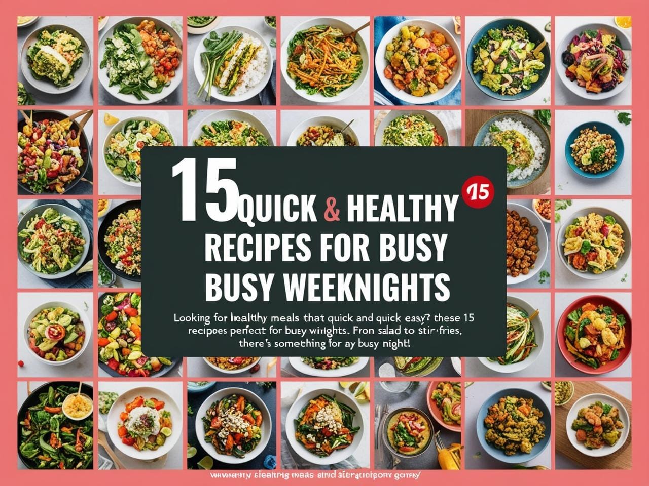 15 Quick & Healthy Recipes for Busy Weeknights